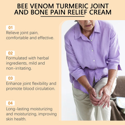 South Moon Bee Venom Pain Relief Soothing Cream 60g | Joint & Muscle Comfort Cream | Fast Absorbing Massage Cream for Daily Use