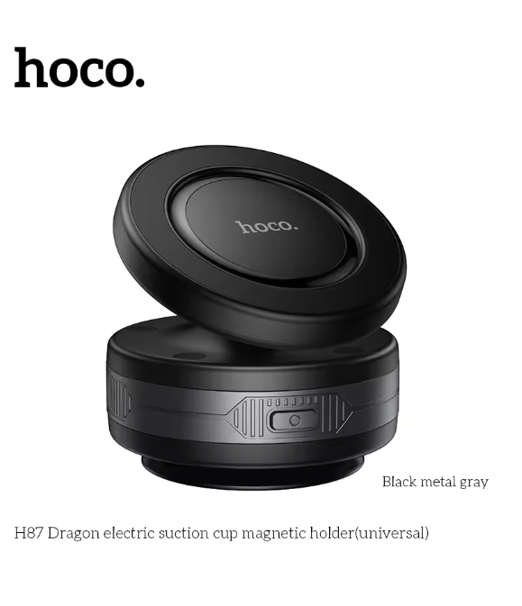 Hoco H87 Dragon – Electric Suction-Cup Magnetic Phone Holder (Universal) Souq Al Riyad